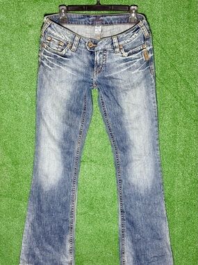 Silver Jeans Faded Blue Bootcut Jeans